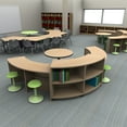 thumbnail image 7 of Learniture Adjustable-Height Active Motion Stool with Circular Seat - Flexible Seating for Classroom, Office or Home Gray, 7 of 7
