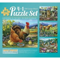 "Bits and Pieces - 4-In-1 River Escapades Nature Jigsaw Puzzles by Mary ...