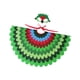 thumbnail image 5 of Conjunto de máscara de Ala de pavo real Salvador para niños Cosplay fiesta Halloween Verde, 5 of 10