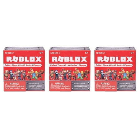 Roblox Red Series 1 Lot Of 3 Mystery Packs Silver Cube Walmart Com - 