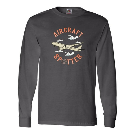 Inktastic Aircraft Spotter Plane Lover Long Sleeve T-Shirt