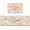 Pink, variant on Vintage Floral Shabby Chic Roses Lace Frame Kitchen Rug Set 2 Piece Pink Flower Bouquet with Green Leave Comfort Floor Mats Washable Doormat Anti Fatigue Non-Slip Chef Runner Rugs Bedroom Area Carpet