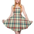 thumbnail image 3 of 2024 Vintage Plaid Dress Green And Red Check Streetwear Dresses Female Night Club Skate Dress Summer Graphic Vestido Big Size, 3 of 7