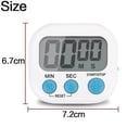 thumbnail image 4 of AIGIA Small Digital Kitchen Timer Magnetic Back and ON/Off Switch Minute Second Count Up Countdown, 4 of 9