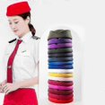 thumbnail image 4 of Vintage Beret Hat for Flight Attendant Uniform Stylish Retro Caps for Women, 4 of 5