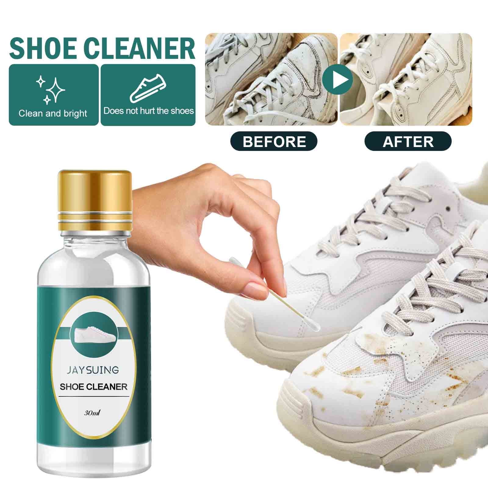 White Shoe Cleaner,Shoe Cleaner Foam,Shoe Cleaner Sneakers Kit fo for  Shoes, Boots, Handbags, Car Upholstery, Furniture- Removes Surface Dirt,  Grime