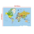 thumbnail image 6 of WCIC 59*39inch World Map Art Prints Wall Poster Home Office Vinyl Photography Hanging Decoration, 6 of 6