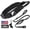 Black-SET, variant on WAAYEEPAL Upgraded Tactical AirTag Dog Collar for Medium Large Dogs - Heavy Duty Adjustable with AirTag Holder (AirTag Not Included)