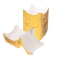 thumbnail image 1 of GOOHOCHY 100 vasos de papel para mousse, vasos cuadrados para pastel, vasos desechables para pastel, envoltorios para cupcakes de fiesta, 1 of 7