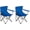Blue, variant on Folding Camping Chair with Cup Holder, 225lbs Capacity, Portable Foldable Chair with Large Anti-Sink Feet, PE Coated Fabric for Outdoor, Beach, Fishing, Backpacking, Blue