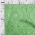 thumbnail image 2 of oneOone Cotton Silk Green Fabric Moire Quilting Supplies Print Sewing Fabric By The Yard 42 Inch Wide, 2 of 4