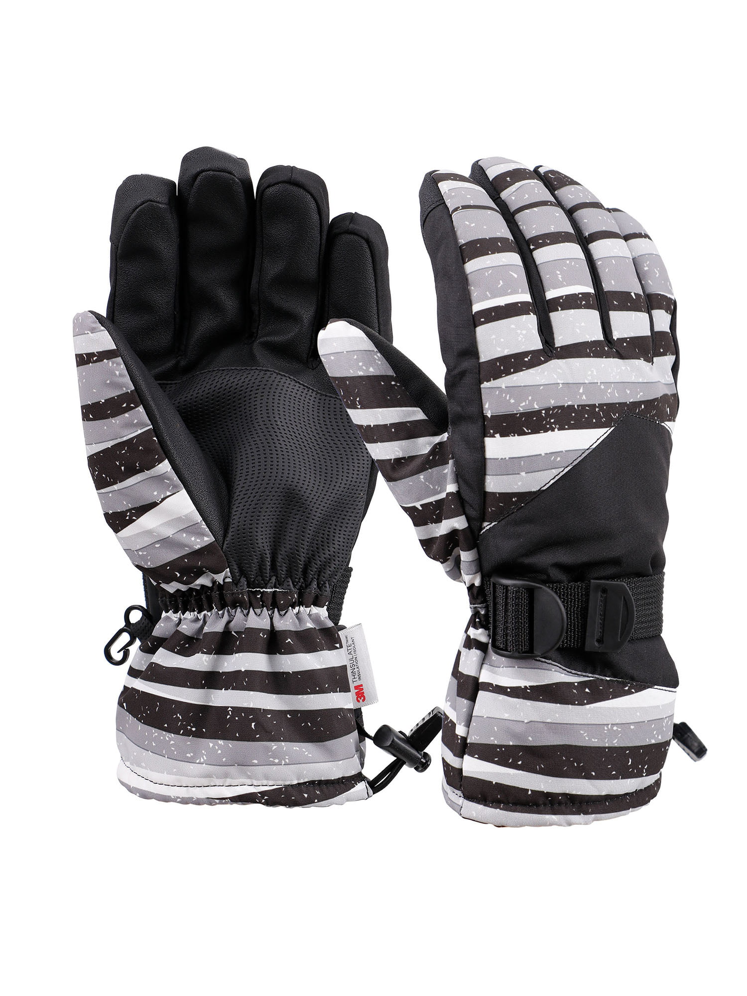 Mens Womens Waterproof Touchscreen 3M Thinsulate Lined Ski Gloves 