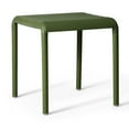 thumbnail image 5 of WestinTrends Playa Plastic Modern Outdoor Patio Accent Side Tables (Set of 2), Olive Green, 5 of 14