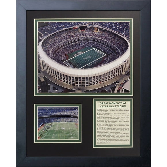 Legends Never Die Philadelphia Eagles Veterans Stadium Framed Photo Collage, 11 by 14-Inch