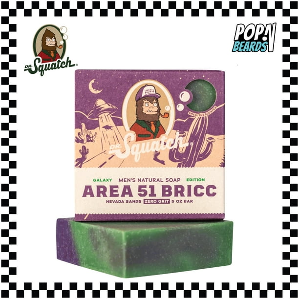 Dr. Squatch Bar Soap, Area 51 Bricc (Special Edition) Exclusive