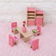 thumbnail image 4 of Muebles para casa de muñecas, muebles para casa de muñecas de madera de colores con simulación realista en miniatura, muebles para casa de muñecas de madera para lograr más, 4 of 9