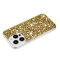 thumbnail image 2 of Allytechgroup Glitter Bling Case Compatible with Apple iPhone 14 Pro for Girls Women, Slim Fit Soft TPU Back Cover Anti-Scratch Bumper Shockproof Phone Case for iPhone 14 Pro, Gold, 2 of 5
