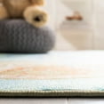 thumbnail image 4 of SAFAVIEH Kids Playhouse Months of the Year Machine Washable Area Rug, Green/Blue, 5' x 5' Round, 4 of 8