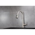 thumbnail image 2 of Lexora Home Furio Brass Kitchen Faucet with Pull Out Sprayer in Brushed Nickel, 2 of 2