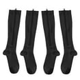 thumbnail image 1 of High Compression Socks Close Toe Zippered Compression Socks for Women and Men Circulation, Black, 2 Pairs, 1 of 6