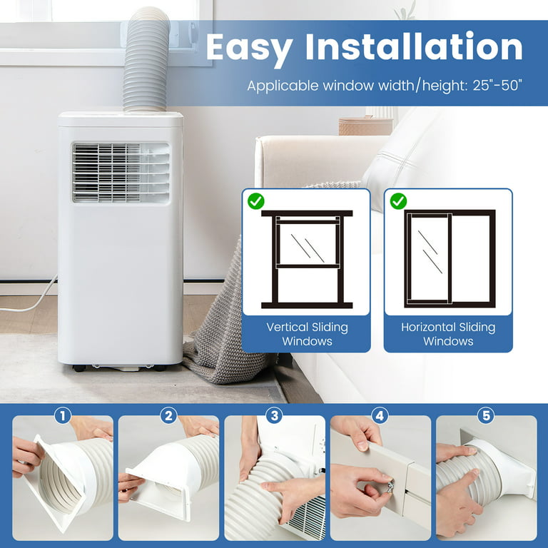  ZAFRO 10,000 BTU Portable Air Conditioners Cools up to