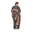 thumbnail image 6 of Oussum Women's Plus Size Kaftans Dresses Polyester Printed Long Caftan Maxi Online, 6 of 7