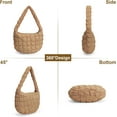 thumbnail image 5 of CHUNTIAN Quilted Tote Bag for Women Large Puffer Tote Quilted Bag Crossbody Padding Shoulder Bag Lightweight Puffer Bag Puffy Tote Bag, 5 of 6