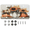 Multicolor 1, variant on ADECORIVY Farmhouse Funny Pig License Plate, Aluminum Decorative Novelty Vanity Tag with 4 Holes, Front Plate for Men Women Car Tag Accessories, 6 x 12 inch