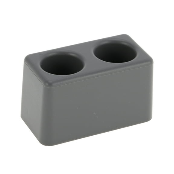 Unique Bargains 1 Pc Portable Toothbrush Holder for Bathroom Black Silicone