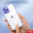 thumbnail image 3 of WUJU 3 En 1 Jelly Transparente Protector De Cámara Completa Funda Para iPhone 13 12 11 Pro Max XR X XS 7 8 Plus A Prueba De Golpes Suave TPU Cubierta, 3 of 4