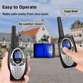 thumbnail image 2 of Walkie Talkies Retevis RT628 para niños de 6 a 12 años, color plateado, 2 of 9
