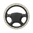 thumbnail image 3 of Haiem Colorful Dinosaur Print Steering Wheel Cover 15 Inches for Women Men, Neoprene Anti-Slip Cute Car Steering Wheel Grip Wrap Car Accessories Protective Case Cover for Vehicle Truck SUV, 3 of 8