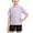 Purple, variant on Kids Quick Dry T-Shirt, Moisture Wicking Breathable Activewear, Youth Athletic Base Layer Top for Outdoor Sports, Hiking, and Daily Play