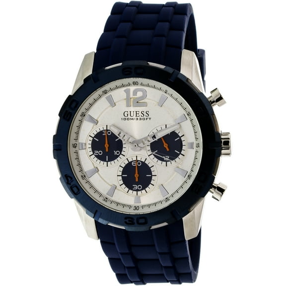 Men's Caliber U0864G6 Blue Silicone Quartz Dress Watch