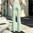 thumbnail image 2 of JAJAHO Girls Flare Leggings Slim Fit Bell Bottoms Stretchy School Uniform Pants, Sizes 5-16Y, 2 of 4