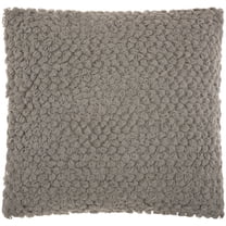 Nourison Life Styles Light Grey Decorative Throw Pillow , 20" x 20"