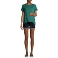 thumbnail image 3 of Time and Tru Women's Maternity Shorts with Full Panel, 3 of 6