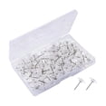 thumbnail image 2 of Sharprepublic 5x200Pcs Clear Push Pins Cork Boards Paper Photo Wall Projects Office Marking, 2 of 8
