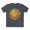 Charcoal, variant on Sun Shirt, Shirt with Sun, Tee Shirt with Gold Sun