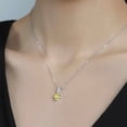 thumbnail image 4 of SFTING 925 Sterling Silver Classic Elegantly Solitaire Pendant With 1CT Cubic Zirconia Necklace Gift for Women Wife Mom, 4 of 9