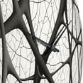 thumbnail image 3 of Designart "Minimalism in Black and White IX" Abstract Shapes Oversized Wall Clock, 3 of 5