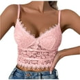 thumbnail image 3 of Aboser Womes Lace Bustier Tops Elegant Going Out Tube Top for Women Summer Trendy Y2k Crop Tops Soft Lace Trim Corset Top, 3 of 8
