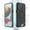 Grassblue, variant on Decase Waterproof Case with Foldable Holder for iPhone 16 Pro Max,Fit for Mag Safe,IP68 Underwater,Built-in Screen Protector,360° Full Body Sealed Shock Dustproof Heavy Duty Mag Safe Cover,Gray