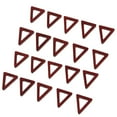 thumbnail image 3 of EHJRE 20pcs Wooden Triangle Charm for Jewelry Making Crafting Ears Drop Charms Red, 3 of 8