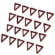 thumbnail image 3 of 20 colgantes triangulares de madera para hacer joyas, manualidades y pendientes. Vino rojo, 3 of 8
