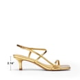 thumbnail image 2 of DREAM PAIRS Women's Low Kitten Heels Square Open Toe Ankle Strap Party Wedding Dressy Sandals Shoes, 2 of 7