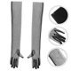 thumbnail image 5 of unbranded 1Par Largos De Tul Negro Elegantes Para Fiesta Y Eventos, 5 of 8