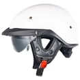 thumbnail image 1 of Medio casco de moto VCOROS VHF04, blanco brillante, XXL DOT, 1 of 5