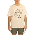 thumbnail image 1 of Elevenparis Mens Mild Mild West Graphic T-Shirt, White, Small, 1 of 5