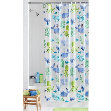 - Mainstays Neptune PEVA Vinyl Shower Curtain, 1 Each